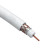 R-64-PVC100 ERA Coaxial Cable RG-6U, 75 Ohm, Cu/(64% Cu braid), PVC, color white, 100 m coil