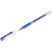 Gel pen Crown "Jell-Belle" blue, 0.5mm, grip, barcode