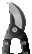 Knot cutter with parallel blades, ultralight P160-SL-60