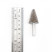 NS613 Rough cone, Ø22.2x31.7mm, 6.3mm pin, 330 Grit