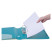 Berlingo "Eclipse" folder recorder, 80 mm, 2500 microns, plastic (polyfoam), round spine, elastic band, with inner pocket, red