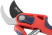 Profi pruner, overlapping cutting edges, opening adjustment, belt spring, rubberized. handles 210 mm