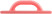 Lightweight polyurethane grater red 180x320 mm