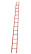 LSP-4,4AKM fiberglass ladder, abrasive coating of steps, hooks, metal end caps (Soft ground) h=4400mm, steps 12