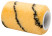 Ролик полиакриловый, бежевый с черной полоской, диам. 40/61 мм; ворс 10,4 мм, 100 мм