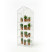 Greenhouse greenhouse on the windowsill Geoplastboard 59x39x160 cm 4 shelves with cover color white