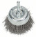 Cup brush with stainless steel wavy wire, 60x0.3 mm 60 mm, 0.3 mm