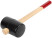 Киянка резиновая, деревянная ручка 65 мм (600 гр)