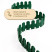 Plastic garden fence for a flower bed 3 meters Geoplastboard green