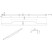 Handle meb. overhead alum. LINEA 576/597 aluminum, AKS