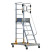 Warehouse ladder-platform of 5 steps