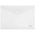 Envelope folder on the button STAMM A4, 180mkm, plastic, transparent