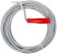 Plumbing cable for cleaning pipes 5 m x 6.0 mm
