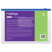 Berlingo A4 zip envelope folder, 150 microns, with a pocket for business cards, transparent, assorted