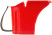 Ковш для краски 1,6 л. с фиксируемой ручкой, красный