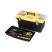 Jumbo tool box with 2 removable organizers in the lid, a compartment for screwdriver bits and metal locks plastic (22028) STANLEY 1-92-908. 22"/56.2x31.4x28.3 cm