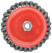 Cup plate, M14 nut, 150 mm twisted steel wire