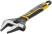 Adjustable "Style" wrench, narrow jaws, scale, extra magnification.gripper, rubberized. handle 150mm (34mm)