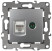 Розетка ЭРА Серия 12 12-3110-03 комбинированная RJ45+TV IP20 алюминий