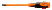 Insulated screwdriver with ERGO handle for screws with a slot of 0.6x3.5 mm