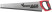 Universal wood hacksaw, 6.0 mm pitch, plastic rubberized handle 500 mm