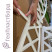 Decorative garden fence for garden and country Geoplastboard 300x26 cm, white