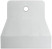 White rubber spatula 80 mm