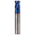 End milling cutter plosk TV/spl 4Z No.167 8/8*12*50 HRC65 Nano Blue without chamfer Profiled