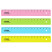 16cm STAMM ruler, plastic, transparent, neon colors, assorted