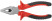 Optima combination pliers, two-tone rubberized handles, 165 mm polished steel