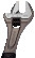 ERGO adjustable wrench, length 257/grip 31 mm