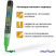 Chalk marker MunHwa "Black Board Marker" green, 3mm, water base