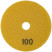 Diamond flexible grinding wheel AGSHK (Velcro), dry grinding, 100 mm, P 100