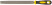 Рашпиль, прорезиненная ручка, полукруглый 200 мм