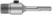 Extension bar with SDS-PLUS shank for concrete crowns, thread M22, length 100 mm
