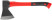 The axe is forged steel, reinforced fiberglass handle 1000 gr.