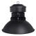 LED Bell Pendant Lamp Mosvolt smd H-black 100w 220v