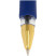 Ручка шариковая Crown "Gold Ball" синяя, 0,5мм, грип