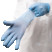 Puretech Neutrino nitrile gloves with textures. fingers 24cm, M, blue, 50 pairs/pack G1052