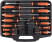 A set of 12 pr. through-hole screwdrivers with a hexagon wrench (case) Avtodor 30870