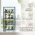 Greenhouse greenhouse on the windowsill Geoplastboard 46x24x100 cm 4 shelves color green