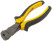 End cutters "Style", soft rubberized black and yellow handles, molybdenum coating 160 mm