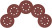 Круги шлифовальные с отверстиями (липучка), алюминий-оксидные, 125 мм, 5 шт. Р 80