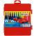 Stamp markers "Cars", 12 colors, washable, red plastic. pencil case, European suspension
