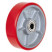 KK 75-PU Wheel polyurethane is not rotatable.