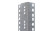 CTR19-18U-ZN 19" монтажный профиль высотой 18U, для шкафов TTB, оцинкованный (2 шт. в комплекте)