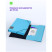 Berlingo "Instinct" A4 elastic band folder, 600 microns, aquamarine