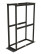 ORK2A-4768-RAL9005 Open rack 19-inch (19"), 47U, height 2426 mm, two-frame, width 550 mm, depth adjustable 600-850 mm, color black (RAL 9005)