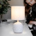 Rivoli Sheron 7044-502 Table Lamp 1 * E14 40W ceramic white with lampshade