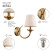 Wall Lamp Rivoli Carissa 2073-401 Wall Lamp 1 x E14 40W Classic